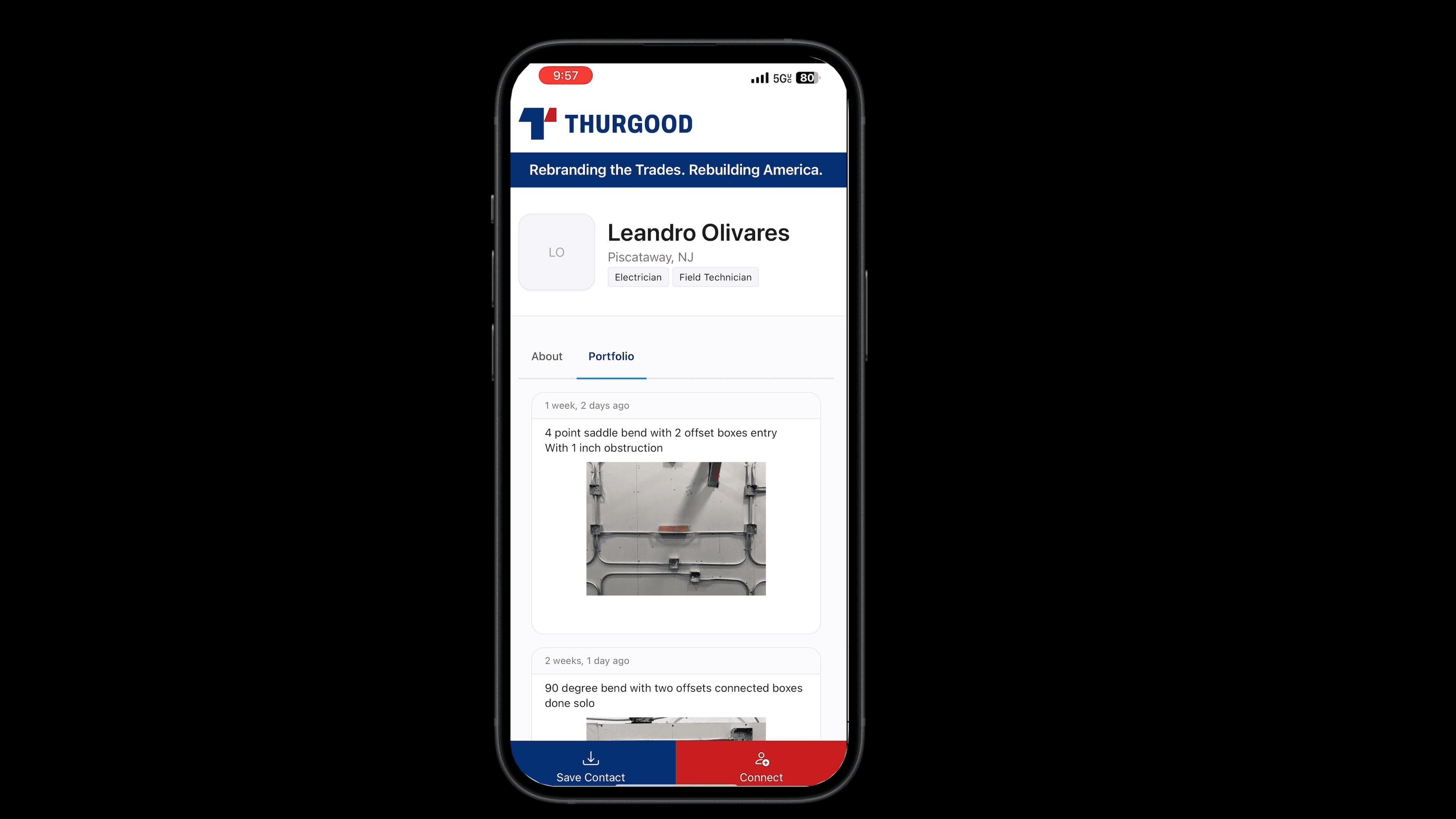 Digital portfolio always current