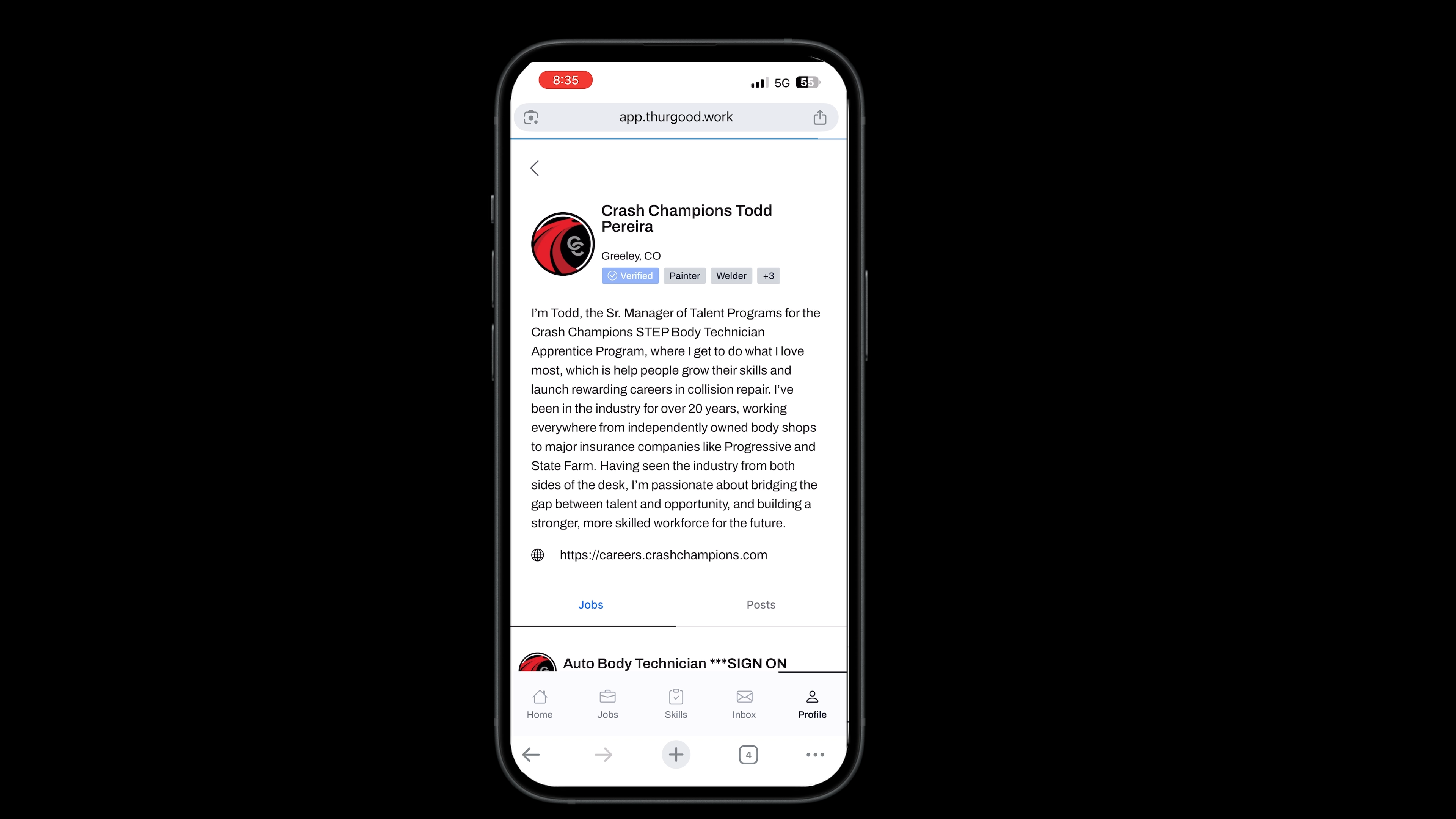 Employer AI recruiting